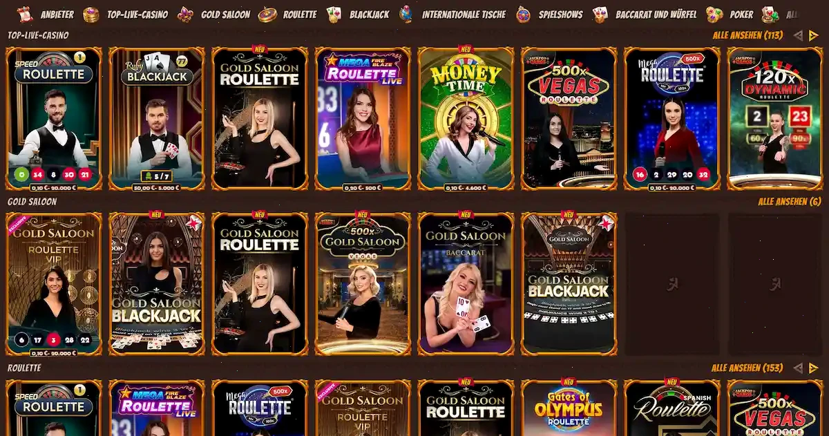 Live kasino s profesionálními krupiéry v Alawin Casino